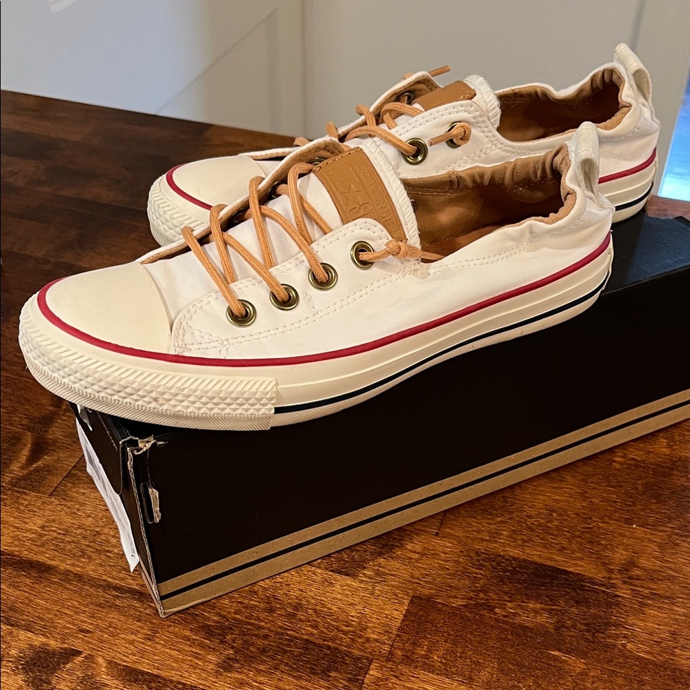 Converse White All Star Sneakers - Like New